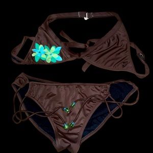Roxy 2-piece swim suit set